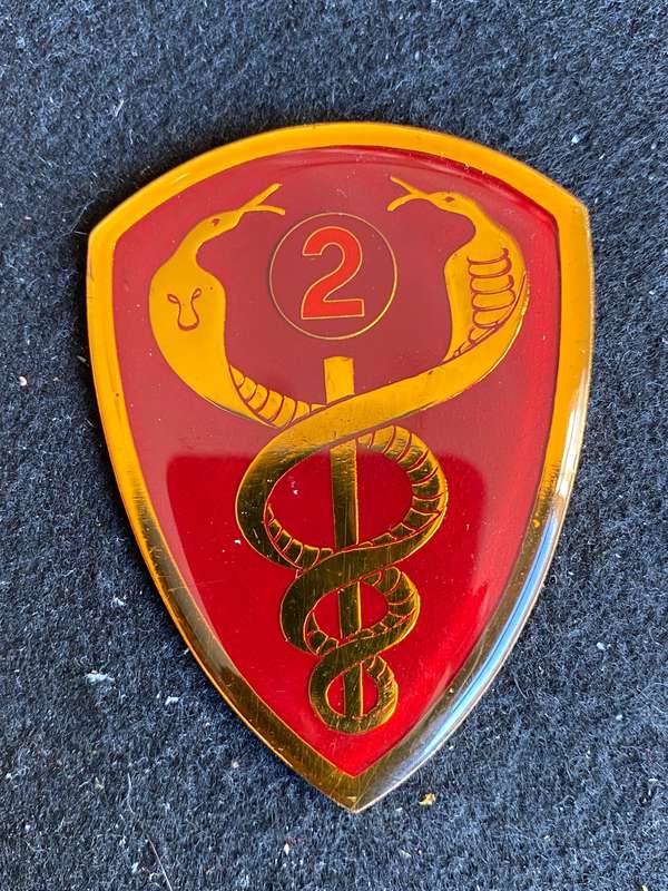 2 MILITARY HOSPITAL FLASH- NO PINS