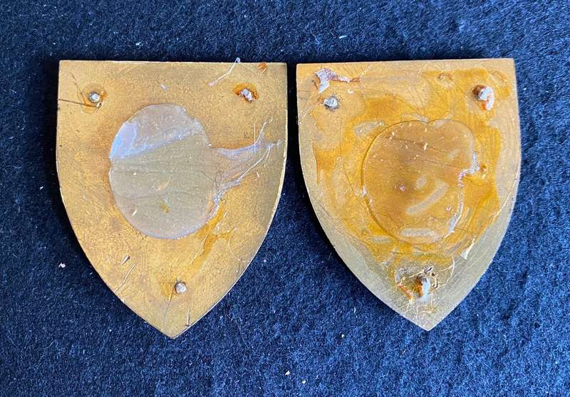 WESTERN PROVINCE COMMAND FLASH PAIR-YELLOW TYPE- NO PINS
