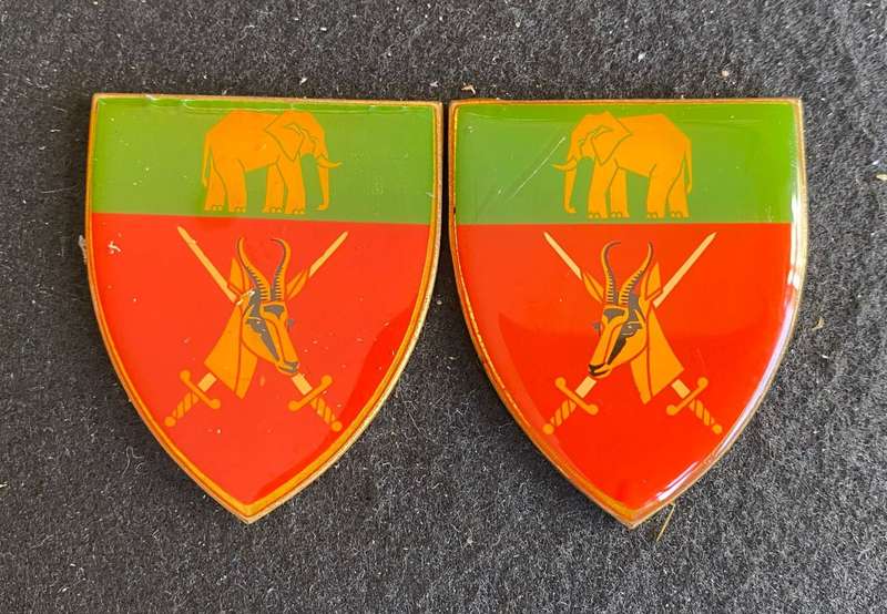 EASTERN PROVINCE COMMAND-YELLOW TYPE FLASH PAIR- NO PINS
