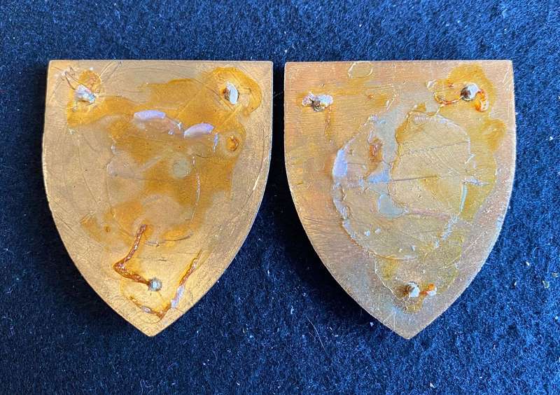 SOUTHERN CAPE COMMAND FLASH PAIR-YELLOW TYPE- NO PINS