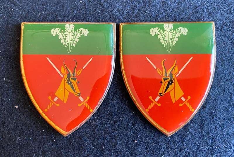 SOUTHERN CAPE COMMAND FLASH PAIR-YELLOW TYPE- NO PINS