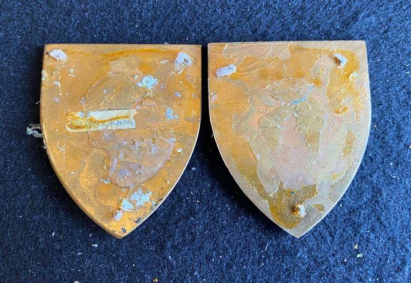 SAS TEC. SERVICE TRAINING CENTRE-GOLD TYPE FLASH PAIR- 3RD ISSUE - 2 PINS
