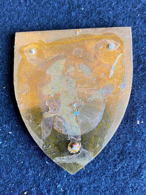 S. CAPE COMMAND -YELLOW TYPE-1ST ISSUE FLASH - NO PINS