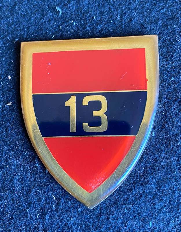 13 FIELD ENGINEER SQUADRON FLASH- NO PINS
