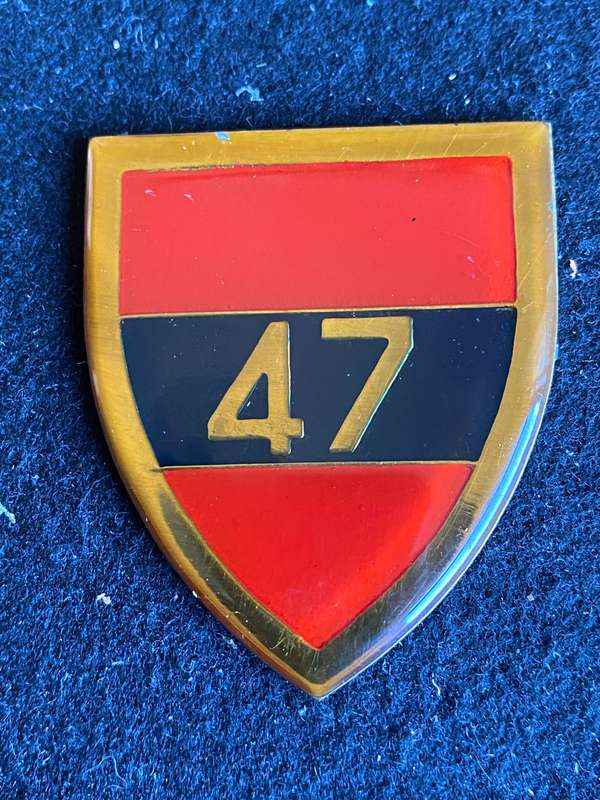 47 SURVEY SQUADRON-RED TYPE FLASH- NO PINS