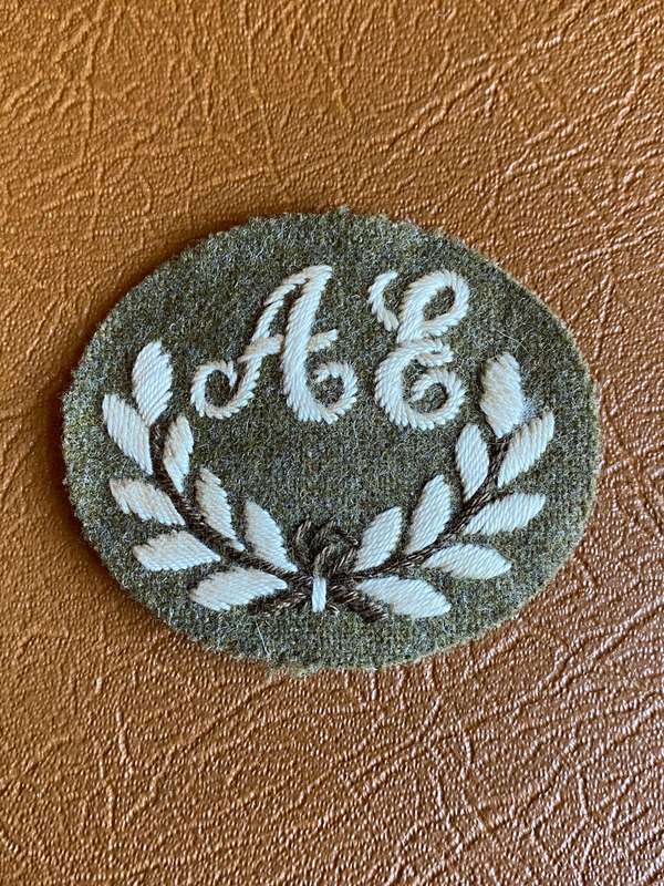 BRITISH AMMUNITION EXAMINER (RAOC) ONLY PROFICIENCY BADGE-PRE 1950