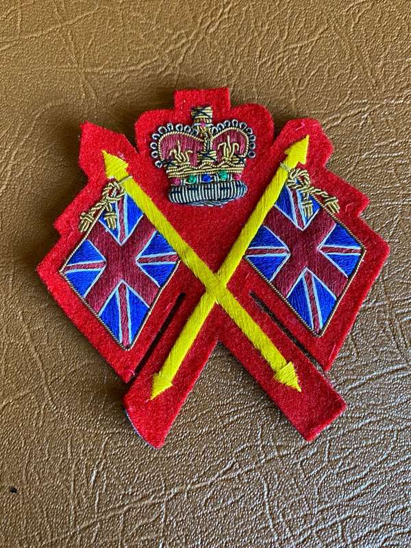 BRITISH ARMY RECRUITER PROFICIENCY BADGE-WORN POST FEBR 1962