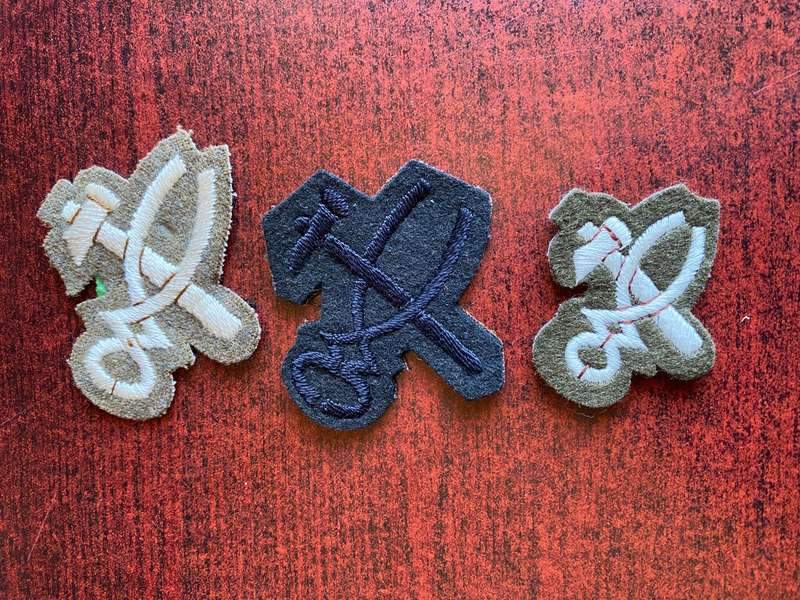BRITISH ARTIFICERS PROFICIENCY BADGE- 3 SOLD TOGETHER -REME