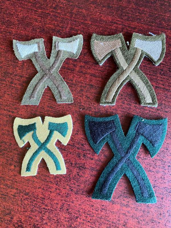 BRITISH PIONEER PROFICIENCY BADGES (ASSAULT PIONEER) 4 SOLD TOGETHER