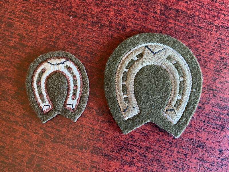 BRITISH FARRIER,SHOESMITH-PROFICIENCY BADGES