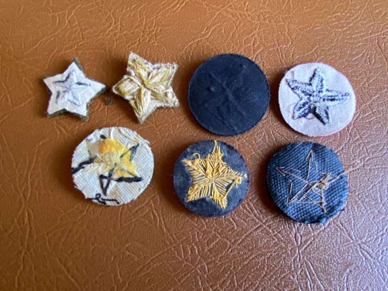 BRITISH DRIVER MECHANIC,TANK CORPS-LATER RTC. PROFICIIENCY BADGE-PRE 1950-7 VARIATIONS-SOLD TOGETHER