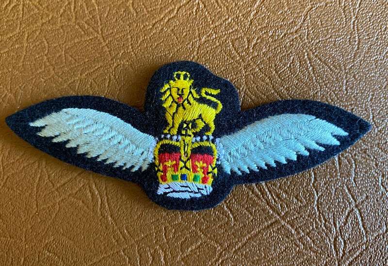 BRITISH ARMY AIR CORPS,FLYING BADGE FOR BATTLE DRESS-PADDED