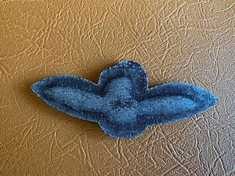 BRITISH ARMY AIR CORPS,FLYING BADGE FOR BATTLE DRESS-PADDED
