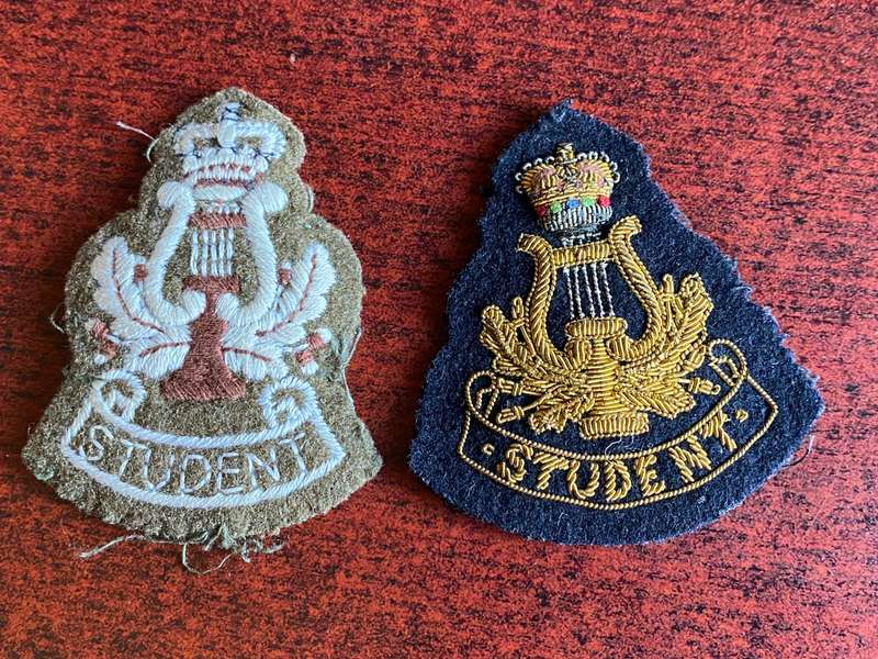 BRITISH STUDENT BANDMASTER AT ROYAL MILITARY SCHOOL OF MUSIC,PROFICIENCY BADGE