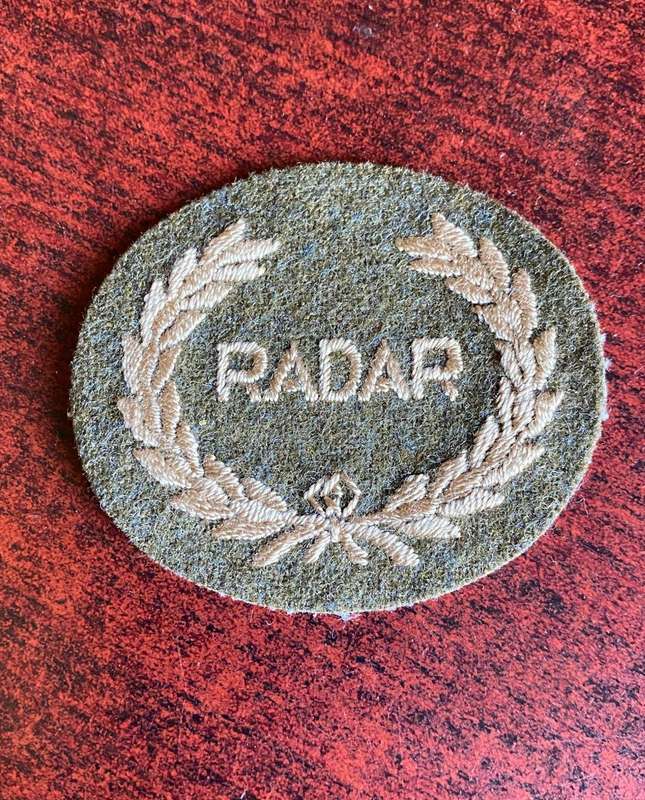 BRITISH OPERATOR FIRE CONTROL PROFICIENCY BADGE- 1955