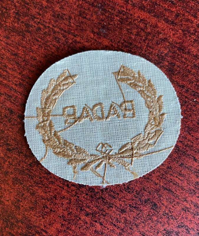 BRITISH OPERATOR FIRE CONTROL PROFICIENCY BADGE- 1955