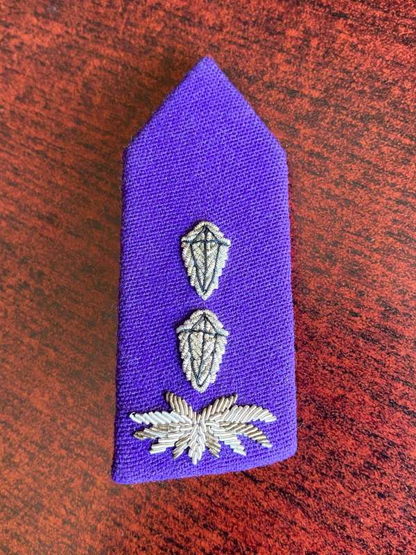 SWA POLICE COLONEL CHAPLAINS GORGET PATCH