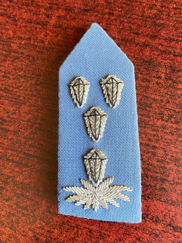 SWA POLICE GENERAL OFFICER GORGET PATCH
