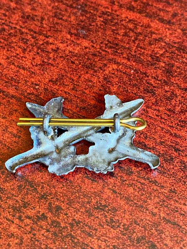 NAMIBIA ARMY CAP BADGE-LUGS INTACT