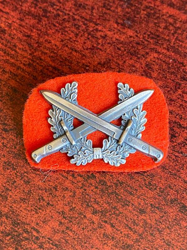 NAMIBIA ARMY CAP BADGE- 2 LUGS