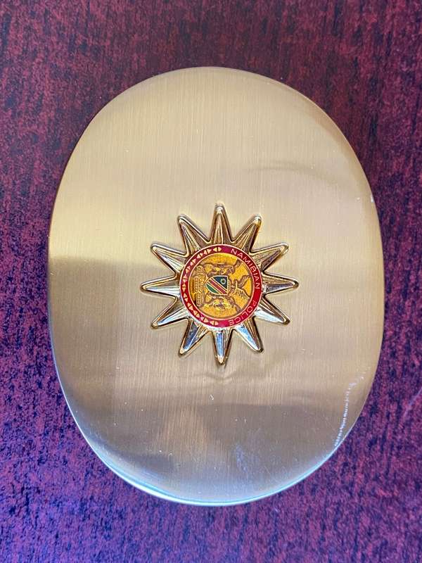 NAMIBIA POLICE BELT BUCKLE
