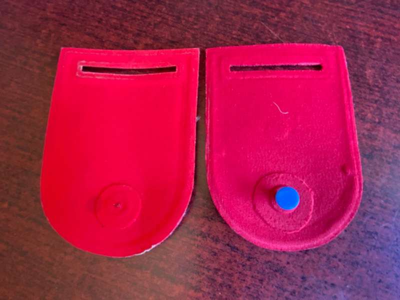 NAMIBIA POLICE TUPPER FLASH PAIR- PINS INTACT