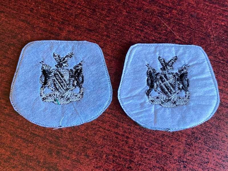 NAMIBIA DEFENCE FORCE WO 2 RANK BADGES