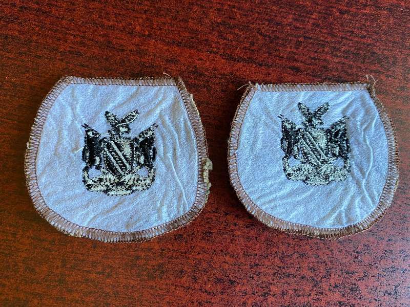 NAMIBIA DFENCE FORCE WO 2 RANK BADGES