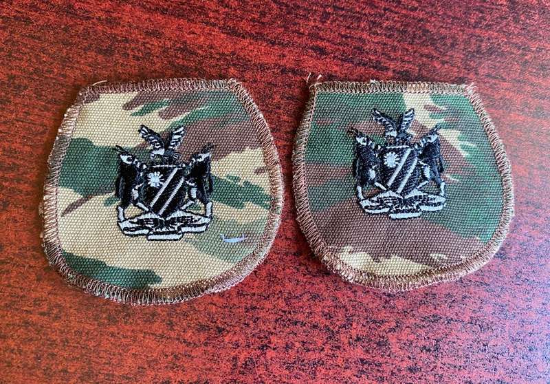 NAMIBIA DFENCE FORCE WO 2 RANK BADGES