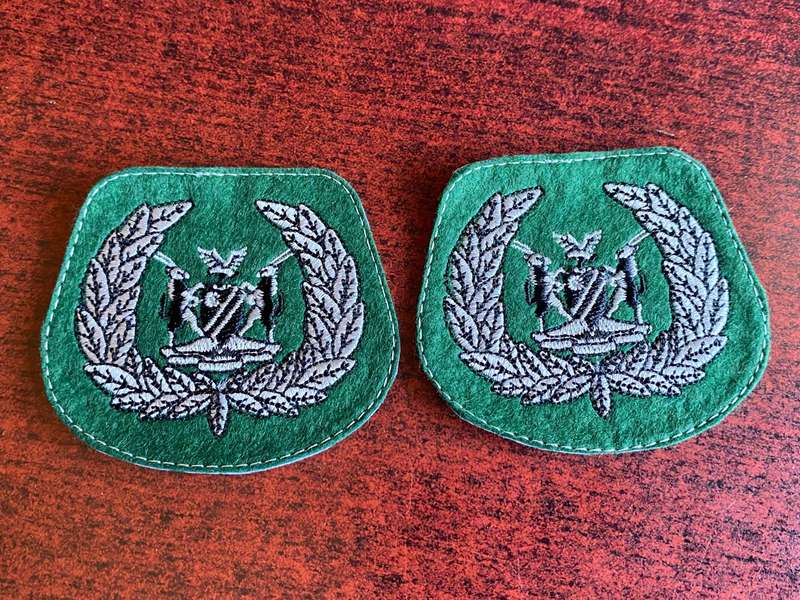 NAMIBIA DEFENCE FORCE WO 1 RANK BADGES
