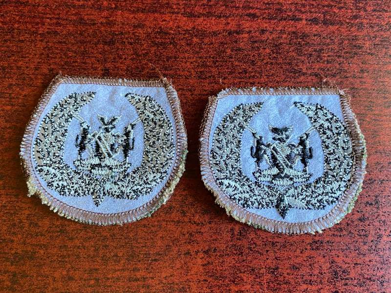 NAMIBIA DEFENCE FORCE WO 1 RANK BADGES