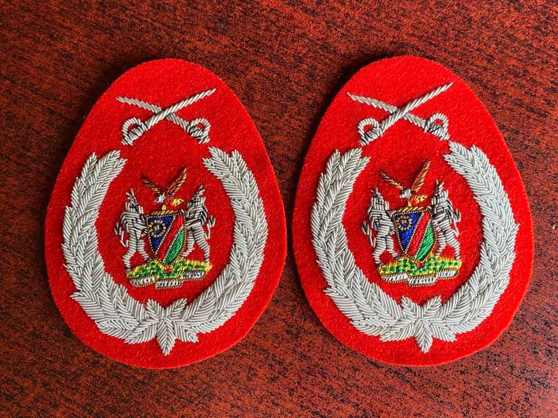 NAMIBIA DEFENCE FORCE SLEEVE RANKS FOR SERGEANT MAJOR