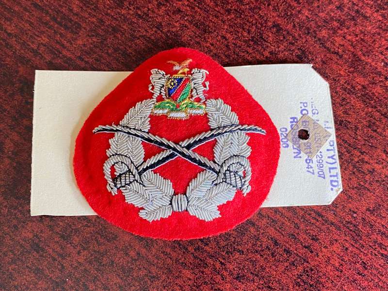 NAMIBIA DEFENCE FORCE GENERAL OFFICER CAP BADGE