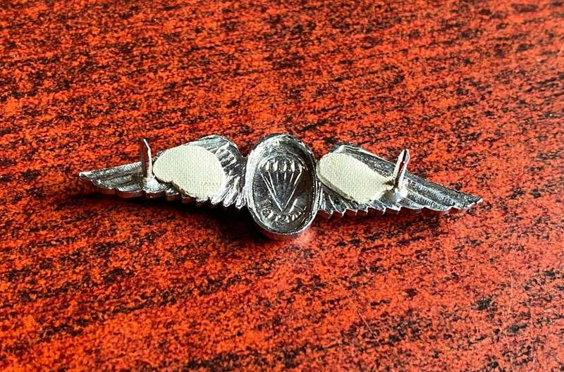 SADF PARACHUTE WING-FREE FALL INSTRUCTOR, MESS DRESS - 2 PINS