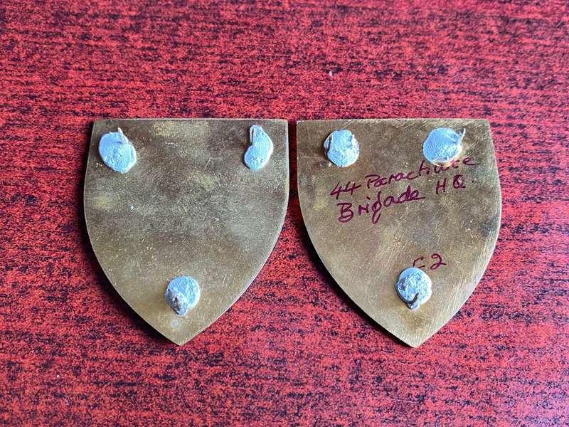 44 PARA BRIGADE HQ FLASH PAIR- PINS INTACT
