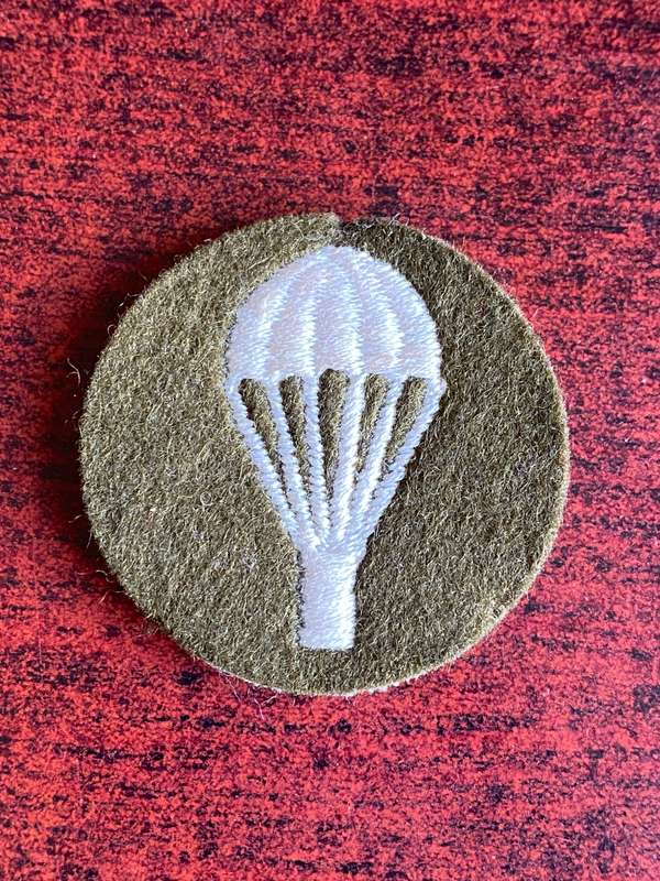 BRITISH ARMY NO 2 DRESS PARACHUTE PATCH