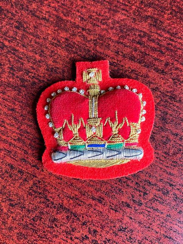 BRITISH ARMY WO CLASS 2 RANK BADGE FOR ARMY NO 1 DRESS