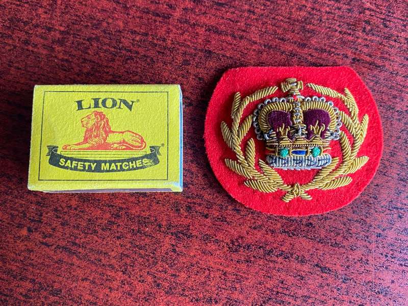 BRITISH ARMY REGIMENTAL QM/WO RANK FOR ARMY NO 1 DRESS