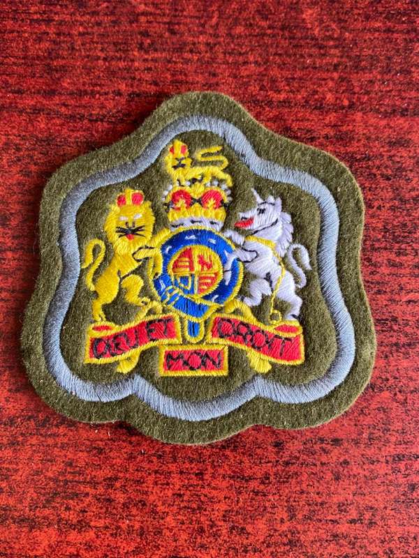 BRITISH ARMY WO RANK FOR REGIMENTAL S/MAJOR-ROYAL ARMY AIR CORPS