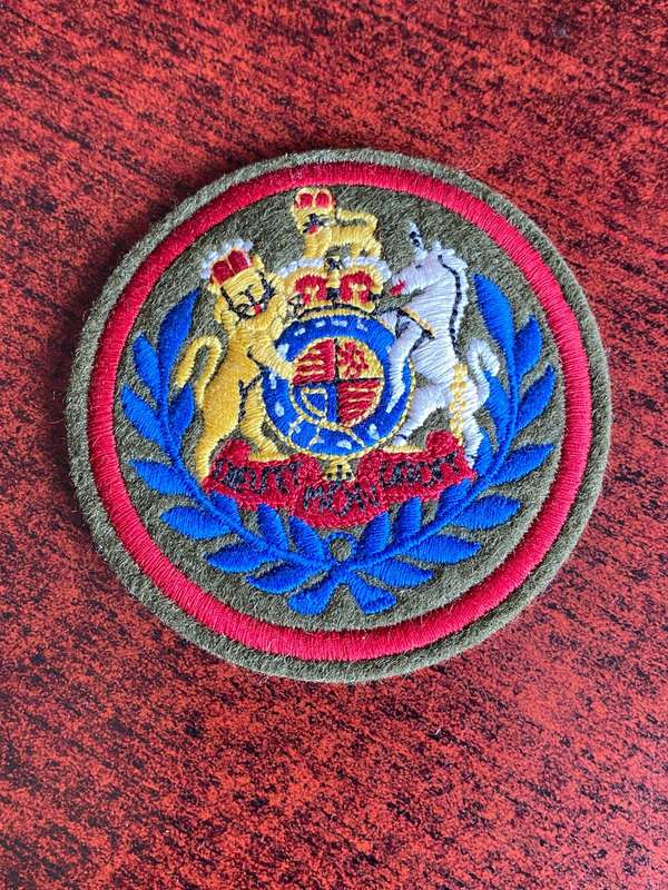 BRITISH ARMY WO RANK FOR REGIMENTAL S/MAJOR-ROYAL LOGISTICS CORPS