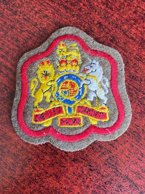 BRITISH ARMY WO RANK FOR REGIMENTAL S/MAJOR-ROYAL ARTILLERY