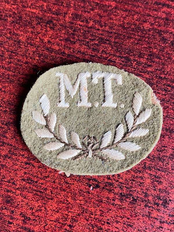BRITISH-WW2, MOTOR TRANSPORT (DRIVER) PROFICIENCY BADGE