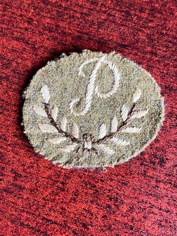 BRITISH-PLOTTER,FORTRESS PLOTTING ROOM (COAST ARTILLERY) PROFICIENCY BADGE-SCARCE- WW2