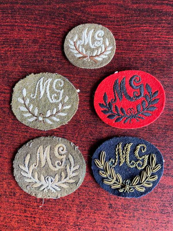 BRITISH BEST MACHINE GUNNER IN SQUADRON OR SUPPORT COMPANY PROFICIENCY BADGES-DISCONTINUED IN 1952-M