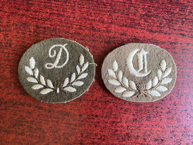 BRITISH TRADESMAN PROFICIENCY BADGE-WORN 1944-1950'S