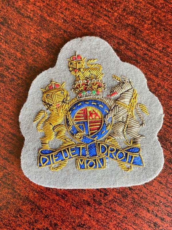 BRITISH ARMY WO RANK FOR REGIMENTAL S/MAJOR- ROYAL SCOTS DRAGOON GUARDS