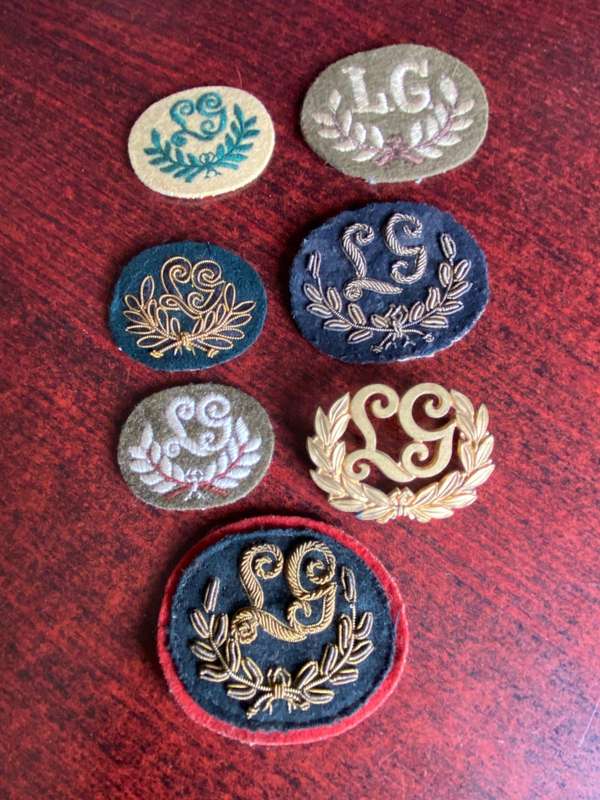 BRITISH LEWIS GUNNER LATER LIGHT MACHINE GUNNERS ,PROFICIENCY BADGE- WORN FROM 1917