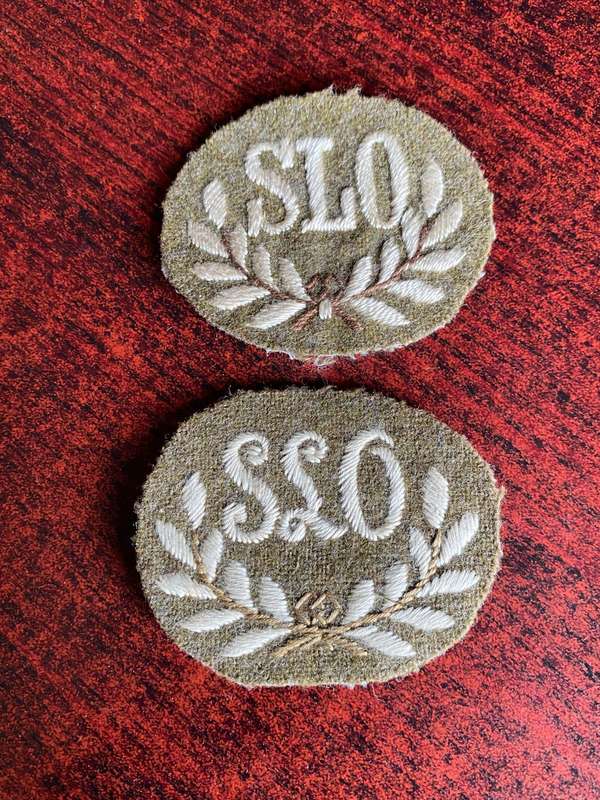 BRITISH SEARCH LIGHT OPERATOR PROFICIENCY BADGE-WORN BY RE AND LATER ROYAL ARTILLERY-WW2