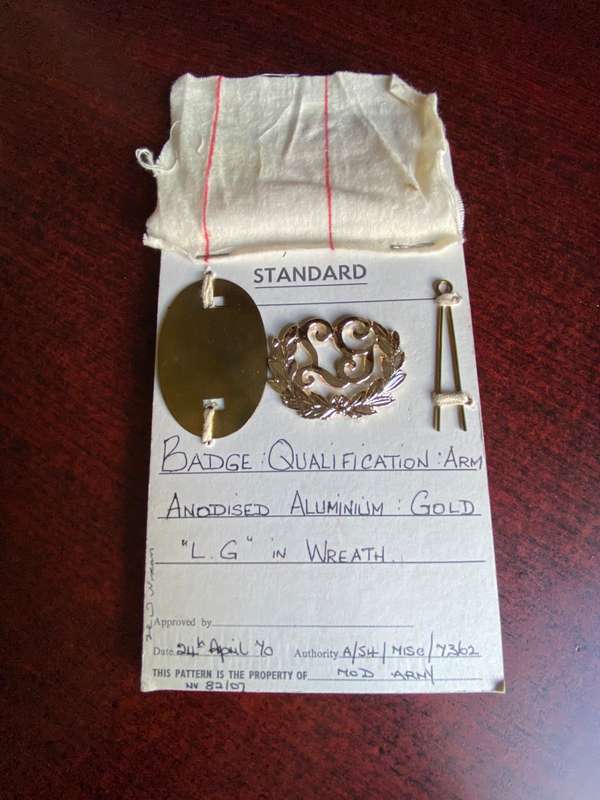 LEWIS GUNNER PROFICIENCY BADGE