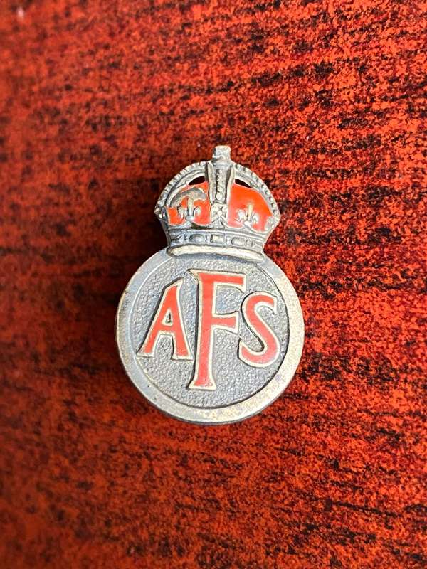 WW2 AUXILIARY FIRE SERVICE BADGE
